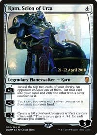 Karn, Scion of Urza from Prerelease Cards