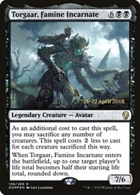 Torgaar, Famine Incarnate from Prerelease Cards