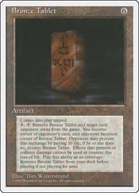 Bronze Tablet from Fourth Edition