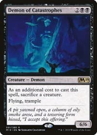 Demon of Catastrophes from Core Set 2019
