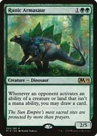 Runic Armasaur from Core Set 2019