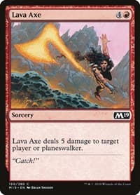 Lava Axe from Core Set 2019