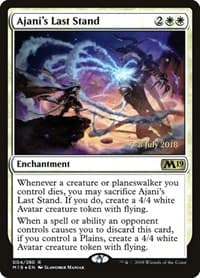 Ajani's Last Stand from Prerelease Cards
