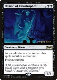 Demon of Catastrophes from Prerelease Cards