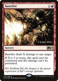 Banefire from Prerelease Cards