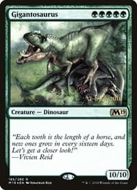 Gigantosaurus from Prerelease Cards