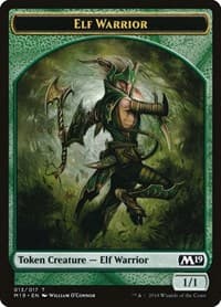 Elf Warrior Token from Core Set 2019