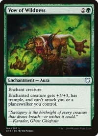 Vow of Wildness from Commander 2018