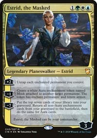 Estrid, the Masked (Commander 2018) from Oversize Cards