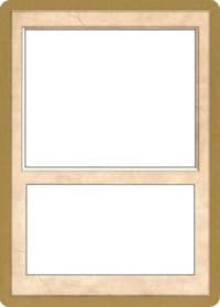2002 World Championship Blank Card from World Championship Decks