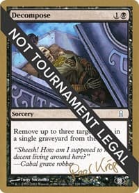 Decompose - 2003 Peer Kroger (ODY) (SB) from World Championship Decks