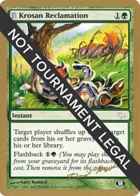 Krosan Reclamation - 2003 Dave Humpherys (JUD) (SB) from World Championship Decks