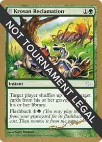 Krosan Reclamation - 2003 Dave Humpherys (JUD) from World Championship Decks
