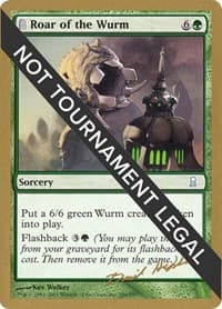 Roar of the Wurm - 2003 Dave Humpherys (ODY) from World Championship Decks