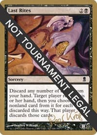 Last Rites - 2003 Peer Kroger (ODY) (SB) from World Championship Decks
