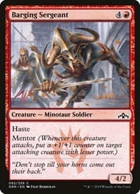 Barging Sergeant from Guilds of Ravnica