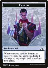 Emblem - Ral, Izzet Viceroy from Guilds of Ravnica