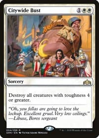 Citywide Bust from Guilds of Ravnica