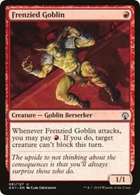 Frenzied Goblin from Guilds of Ravnica: Guild Kits