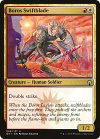 Boros Swiftblade from Guilds of Ravnica: Guild Kits