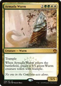 Armada Wurm from Guilds of Ravnica: Guild Kits