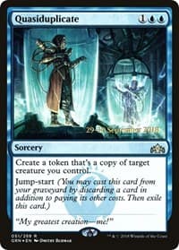 Quasiduplicate from Prerelease Cards