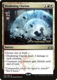 Deafening Clarion from Prerelease Cards