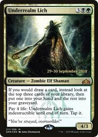 Underrealm Lich from Prerelease Cards
