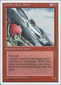 Goblin Rock Sled from Fourth Edition