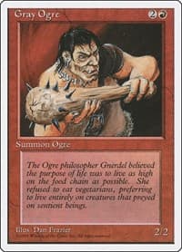 Gray Ogre from Fourth Edition