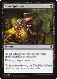 Bone Splinters from Magic Game Night