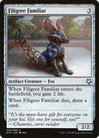 Filigree Familiar from Magic Game Night