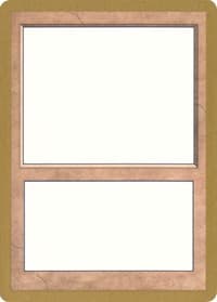 1998 World Championship Blank Card from World Championship Decks