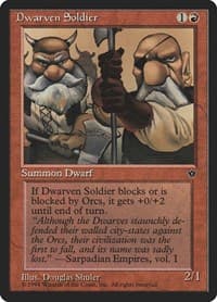 Dwarven Soldier (Shuler) from Fallen Empires