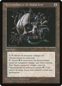 Black Mana Battery (French) - "Accumulateur de mana noir" from Renaissance