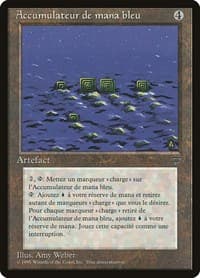 Blue Mana Battery (French) - "Accumulateur de mana bleu" from Renaissance