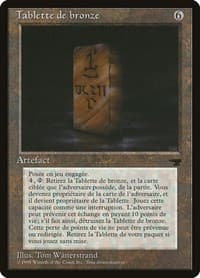 Bronze Tablet (French) - "Tablette de bronze" from Renaissance