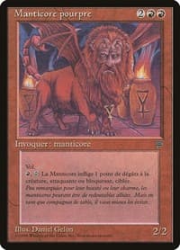 Crimson Manticore (French) - "Manticore pourpre" from Renaissance