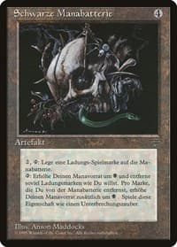 Black Mana Battery (German) - "Schwarze Manabatterie" from Renaissance