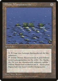 Blue Mana Battery (German) - "Blaue Manabatterie" from Renaissance