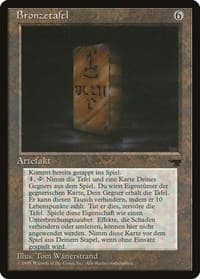 Bronze Tablet (German) - "Bronzetafel" from Renaissance