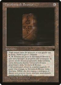 Bronze Tablet (Italian) - "Tavoletta di Bronzo" from Renaissance