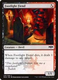 Footlight Fiend from Ravnica Allegiance