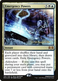 Emergency Powers from Prerelease Cards