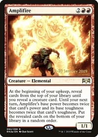 Amplifire from Prerelease Cards