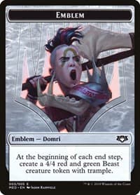 Emblem - Domri, Chaos Bringer from Mythic Edition: Ravnica Allegiance