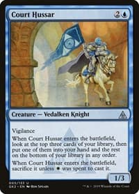 Court Hussar from Ravnica Allegiance: Guild Kits