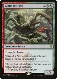 Giant Solifuge from Ravnica Allegiance: Guild Kits