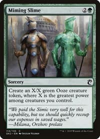 Miming Slime from Ravnica Allegiance: Guild Kits