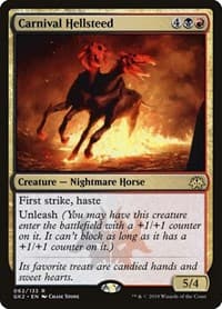 Carnival Hellsteed from Ravnica Allegiance: Guild Kits